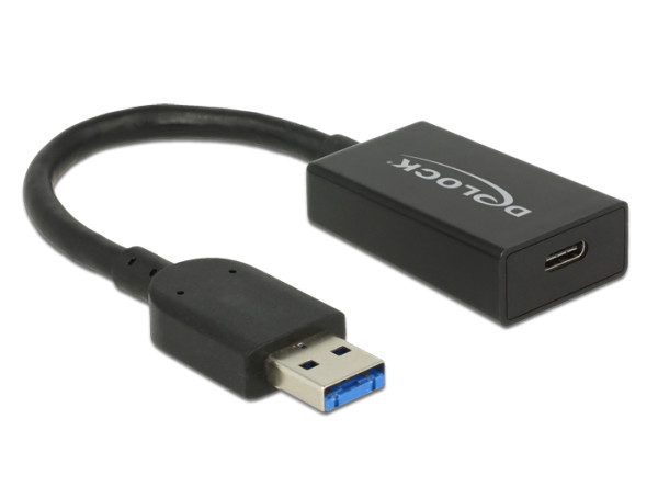 DeLOCK 65698 USB Kabel USB 3.2 Gen 2 3.1 Gen 2 0,15 m USB A USB C Schwarz (65698)