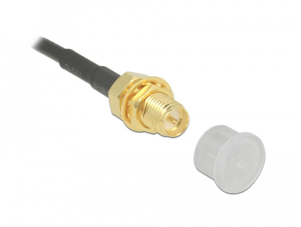DeLOCK 60163 Steckdosensicherung SMA plug Transparent 10 Stücke (60163)