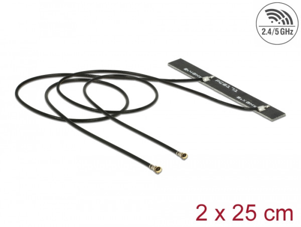 DeLOCK 89571 Netzwerk-Antenne MHF 5 dBi (89571)