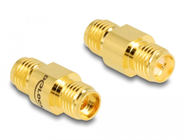 DeLOCK Adapter RP-SMA Buchse zu SMA Buchse (90085)