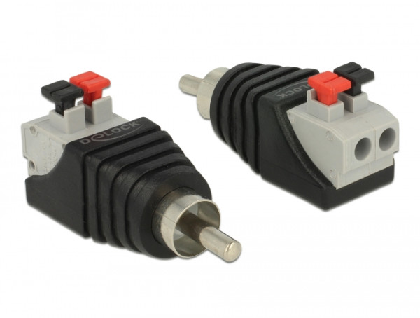 DeLOCK 65566 Kabeladapter RCA Schwarz, Grau, Rot (65566)