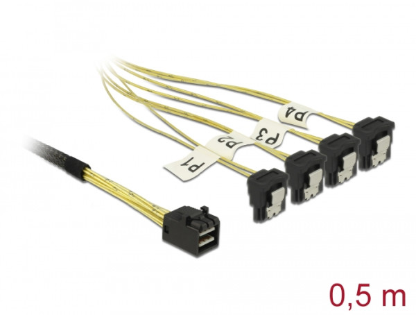 DeLOCK 85684 Internes Stromkabel 0,5 m (85684)
