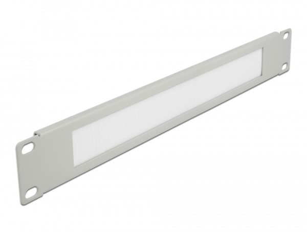 DeLOCK 19″ Kabelmanagement Bürstenleiste 1 HE grau (66532)