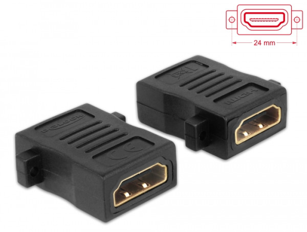 DeLOCK 65509 Kabeladapter HDMI Schwarz (65509)