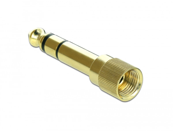 DeLOCK 66390 Kabeladapter 3.5 mm 6.35 mm Gold (66390)