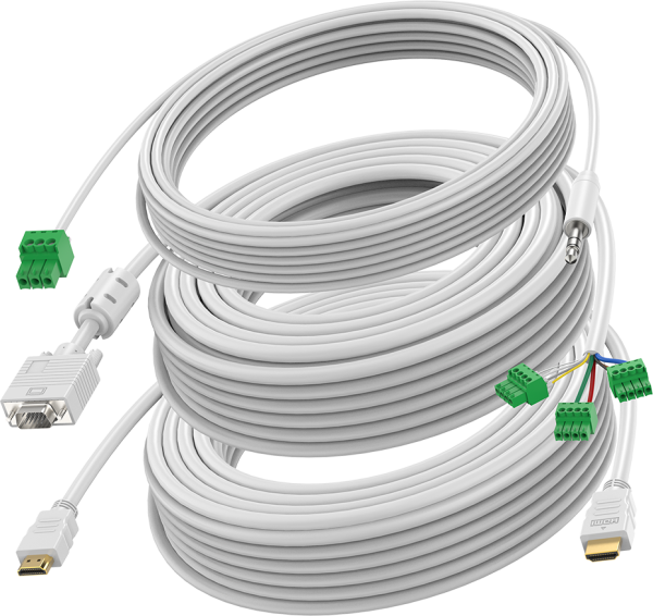 Vision TC3-PK15MCABLES VGA-Kabel 15 m VGA D-Sub Weiß (TC3-PK15MCABLES)