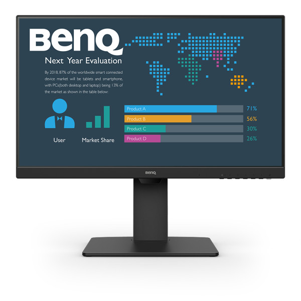 BenQ BL2486TC Computerbildschirm 60,5 cm 23.8" 1920 x 1080 Pixel Full HD Schwarz (9H.LMMLB.QBE)
