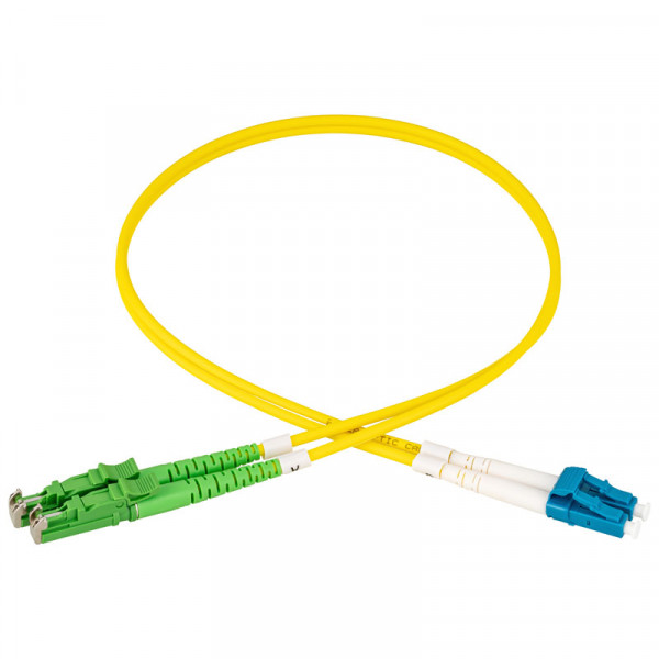 LWL Patchkabel E2000/APC-LC/UPC Duplex OS2 Singlemode