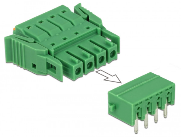 DeLOCK 65954 Anschlussblock Grün (65954)