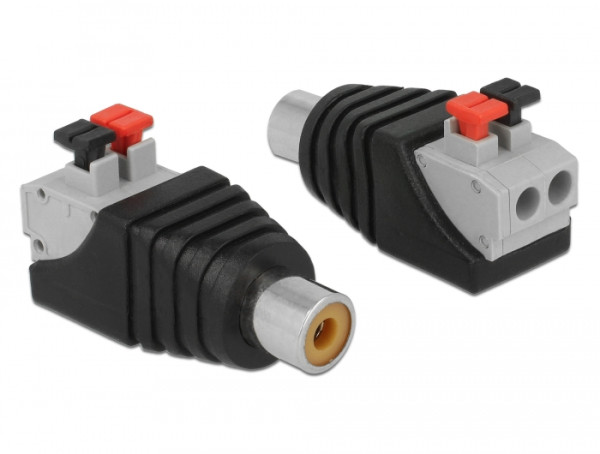 DeLOCK 65565 Kabeladapter RCA Schwarz, Grau, Rot (65565)