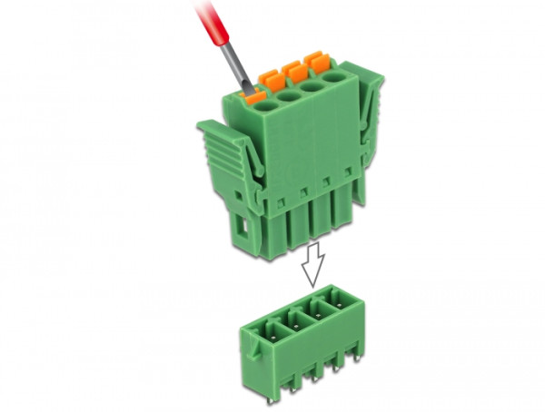 DeLOCK 65970 Anschlussblock Grün (65970)