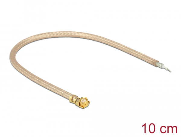 DeLOCK 0.1m MHF U.FL/RG178 Koaxialkabel 0,1 m Transparent (89429)