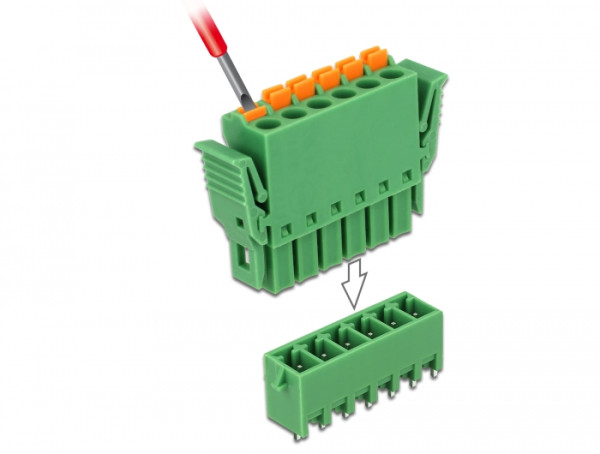 DeLOCK 65972 Anschlussblock Grün (65972)