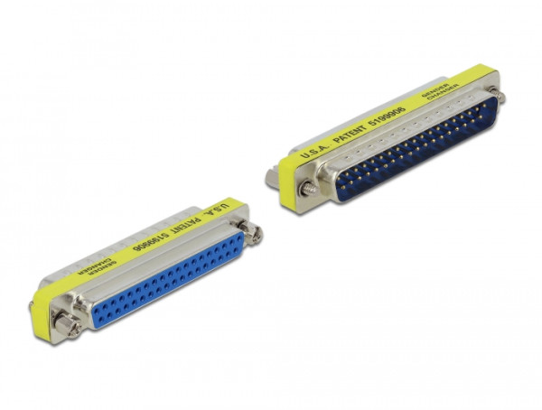 DeLOCK D-Sub 37 Pin Adapter Stecker zu Buchse - Portschoner (65110)