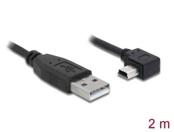 DeLOCK 82682 USB Kabel 2 m USB A Mini-USB B Schwarz (82682)