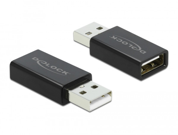 DeLOCK USB 2.0 Adapter Typ-A Stecker zu Typ-A Buchse Datenblocker (66529)