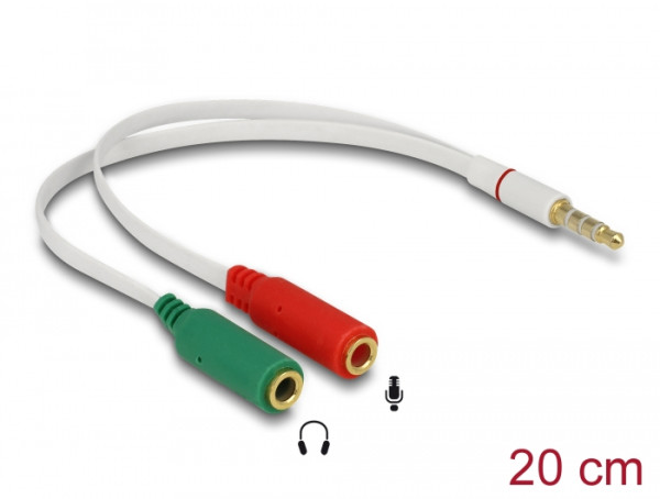 DeLOCK 65447 Audio-Splitter Weiß (65447)