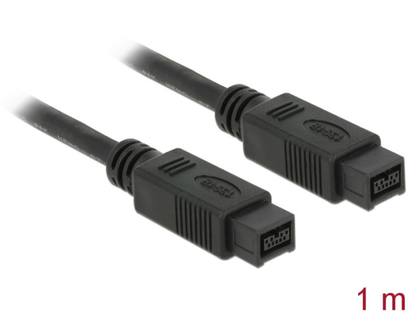 DeLOCK FireWire B/B, 1.0m 1 m Grau (82598)