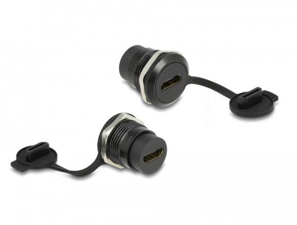 DeLOCK HDMI-A Einbaubuchse mit Staubschutzkappe (86969)