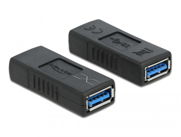 DeLOCK USB 3.0 Adapter Typ-A Buchse zu Typ-A Buchse gekreuzt (66641)
