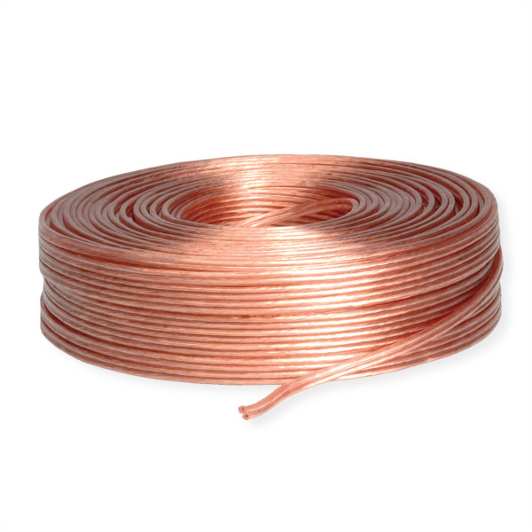 VALUE Lautsprecherkabel transparent 100m (11.99.4511)