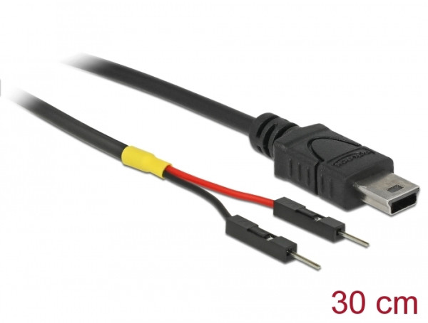 DeLOCK 85414 USB Kabel 0,3 m Mini-USB B Schwarz (85414)