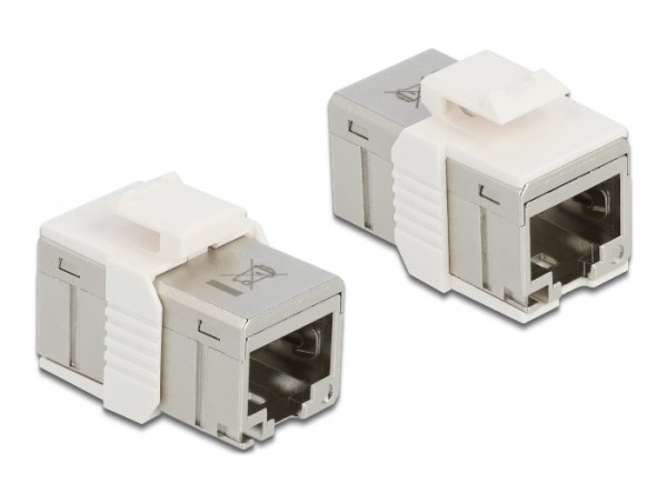 DeLOCK Adapter RJ45 Buchse zu RJ45 Buchse kompakt Cat.6A Metall (86012)