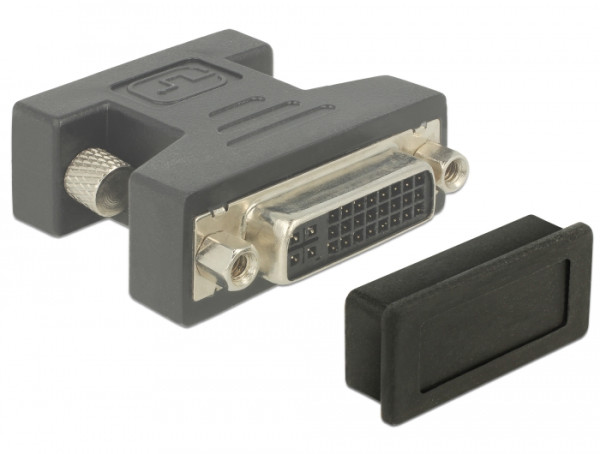 DeLOCK 60160 Steckdosensicherung DVI Schwarz 10 Stücke (60160)