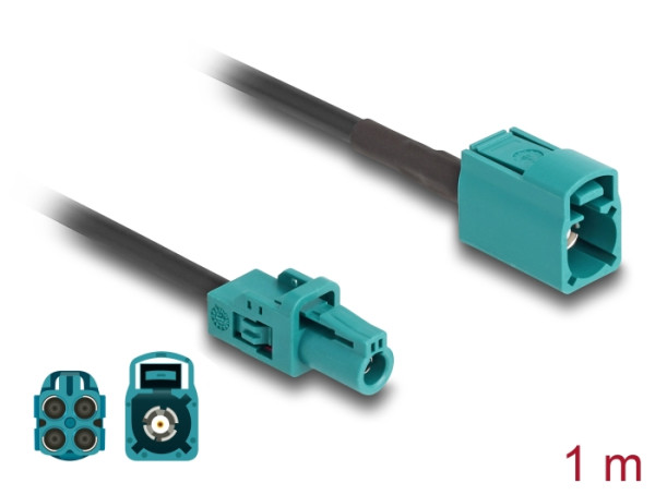 DeLOCK Kabel Mini FAKRA Z Buchse quad zu FAKRA Z Buchse quad B-Typ (90129)