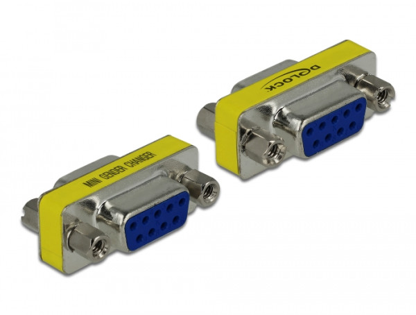 DeLOCK 65008 Kabeladapter Sub-D9 Blau, Silber (65008)