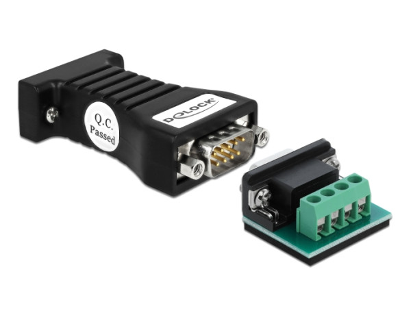 DeLOCK 62919 Kabeladapter RS-232 RS-485 Schwarz (62919)