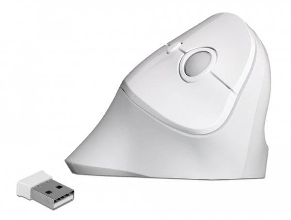 DeLOCK 12596 Maus Büro rechts RF Wireless 1600 DPI (12596)