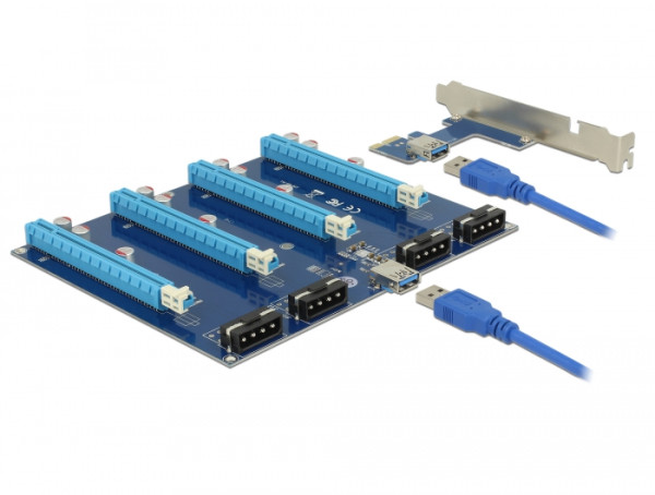 DeLOCK 41427 Schnittstellenkarte/Adapter Eingebaut PCIe, USB 3.2 Gen 1 3.1 Gen 1 (41427)