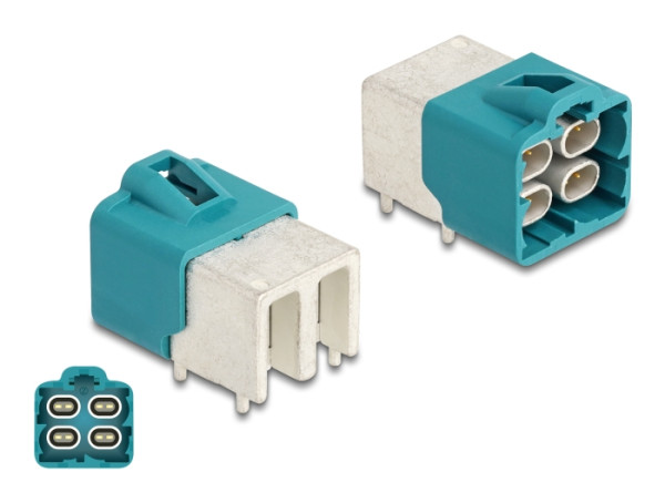 DeLOCK HDMTD quad Stecker gewinkelt für PCB (90145)