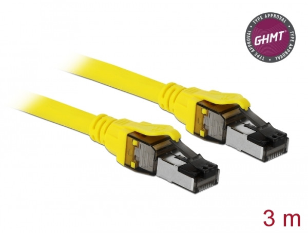 DeLOCK 86583 Netzwerkkabel Gelb 3 m Cat8.1 S/FTP S-STP (86583)