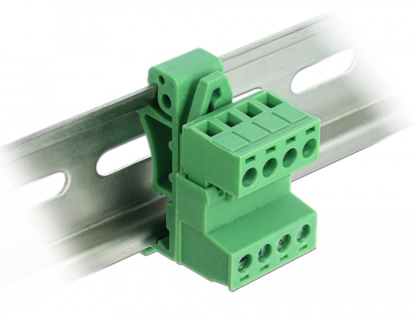 DeLOCK 66079 Anschlussblock 4-pin Grün (66079)