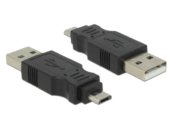 DeLOCK Adapter USB micro-B Stecker zu USB2.0 A-Stecker (65036)