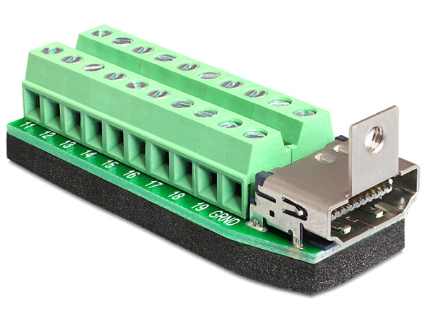 DeLOCK Adapter HDMI female > Terminal Block 20pin (65168)