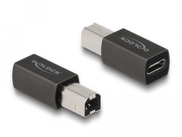 DeLOCK USB 2.0 Adapter USB Type-C™ Buchse zu Typ-B Stecker (65839)