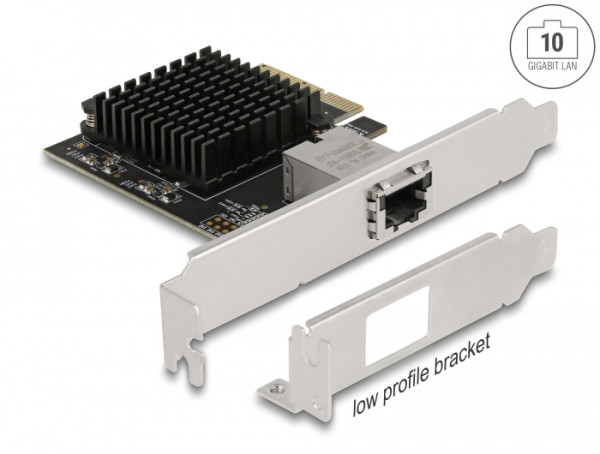 DeLOCK PCI Express x4 Karte 1 x RJ45 10 Gigabit LAN AQC107 (89383)
