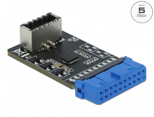 DeLOCK USB 5 Gbps Adapter Typ-E Key A Pfostenbuchse zu intern Key A Buchse (41981)