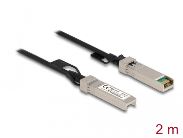 DeLOCK Kabel Twinax SFP+ Stecker zu SFP+ Stecker 2 m (84204)