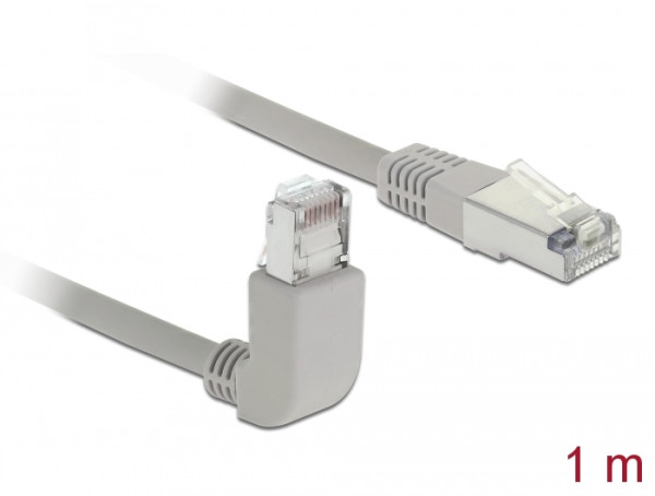 DeLOCK 1m Cat.6A SSTP Netzwerkkabel Grau Cat6a S/FTP S-STP (83645)