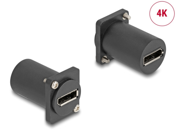 DeLOCK D-Typ Modul DisplayPort Buchse zu Buchse 4K schwarz (88154)