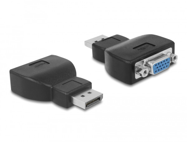 DeLOCK 65567 Kabeladapter DisplayPort VGA Schwarz (65567)