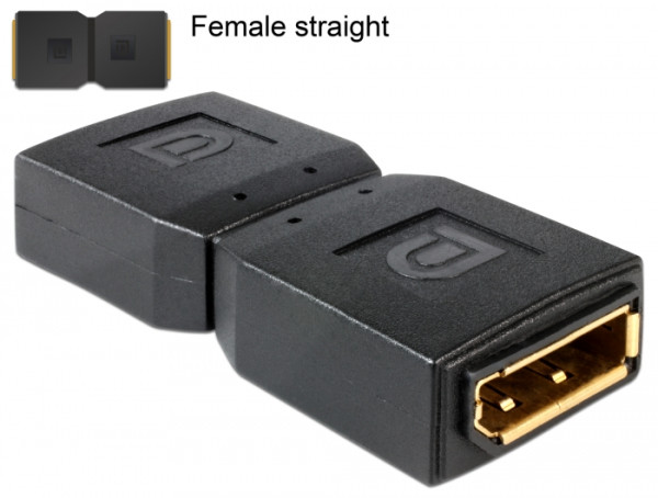 DeLOCK 65374 Kabeladapter Displayport Schwarz (65374)
