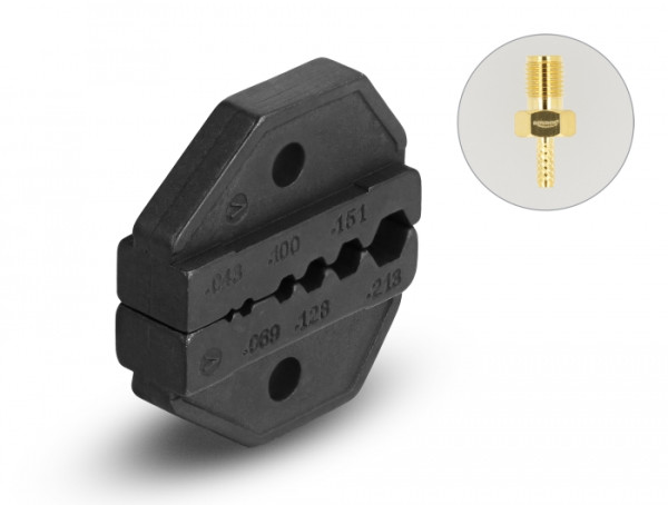 DeLOCK Pressprofileinsatz VI für Crimpzange 90528, 90527, 90295, 90546 und 90296 (90535)