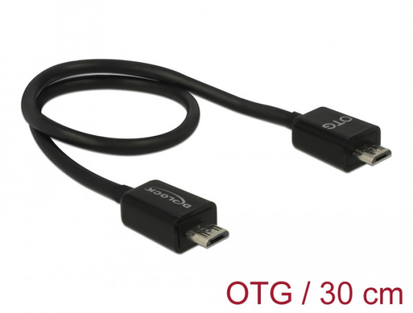 DeLOCK 83570 USB Kabel USB 2.0 0,3 m USB B Schwarz (83570)