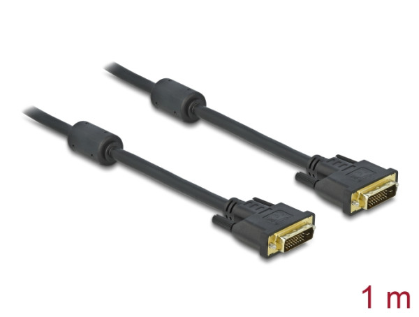 DeLOCK 83189 DVI-Kabel 1 m DVI-D Schwarz (83189)