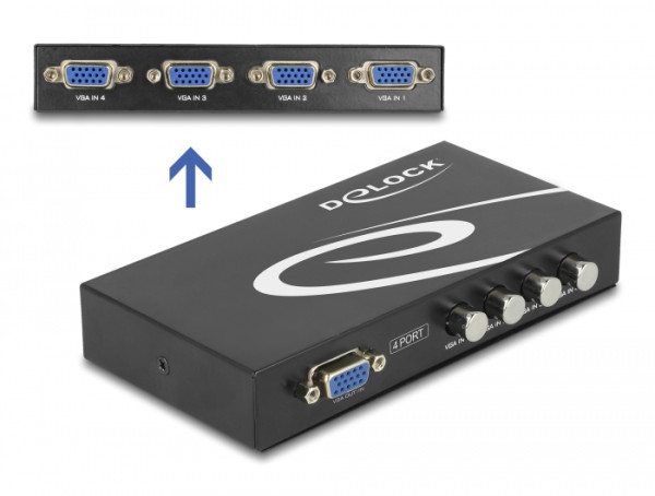DeLOCK 87635 Serial Switch Box Kabelgebunden (87635)